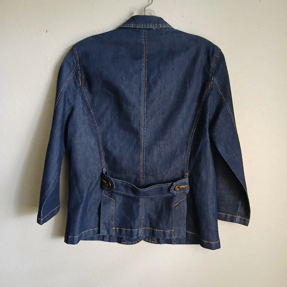 Denim Button-Up Jacket